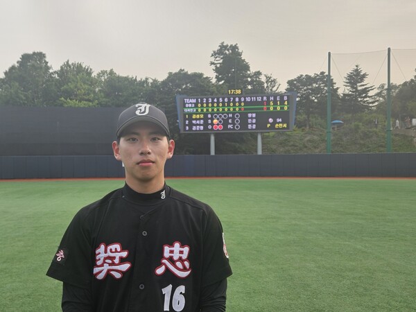 장충고 우완 손민서(사진=대한야구소프트볼협회)