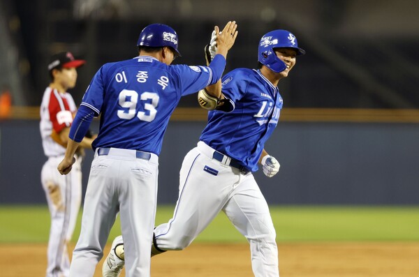 삼성 7연승을 이끈 김태훈(사진=삼성)