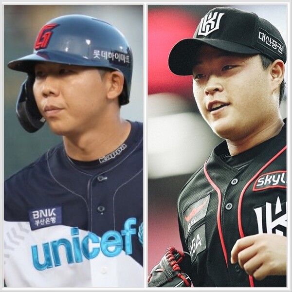 KT로 이적한 이정훈, 롯데로 이적한 박세진(사진=롯데, KT)