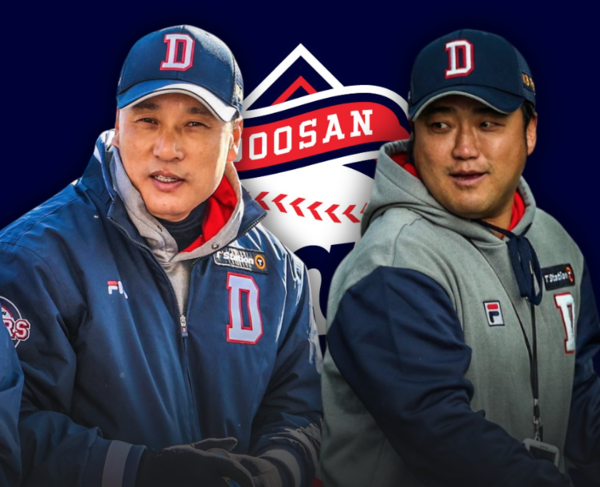 이승엽 감독과 박석민 코치(사진=두산)