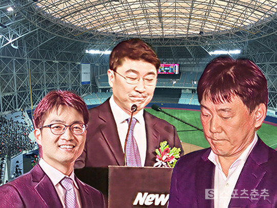 과거 키움 히어로즈 옥중경영 의혹의 핵심 인물들. 임상수 변호사, 박준상 전 대표이사, 이장석 전 대표이사(사진=스포츠춘추 DB)