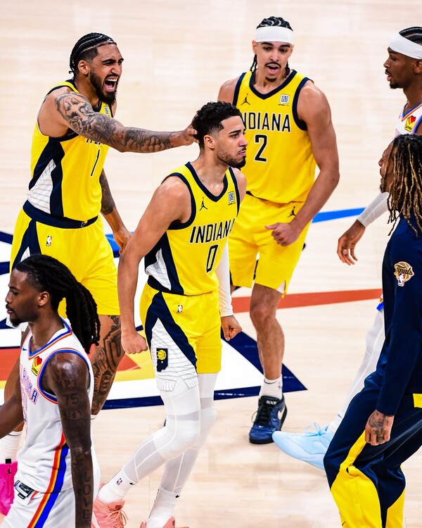 극적인 결승골을 터뜨린 할리버튼(사진=인디애나 페이서스 SNS)