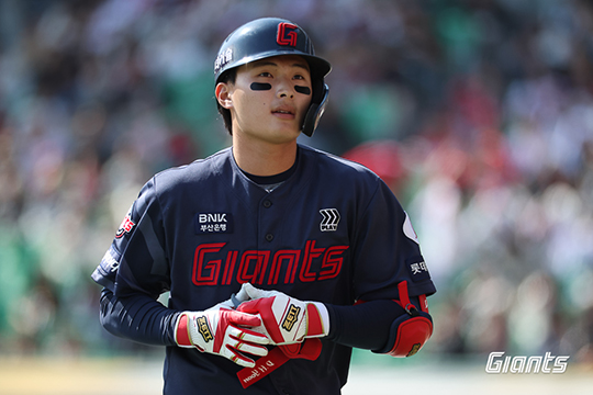 롯데 주전 중견수 윤동희(사진=롯데)