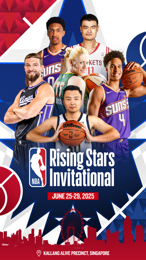 NBA는 10일 오는 6월 25일부터 29일까지 싱가포르 칼랑 테니스 허브에서 '제1회 NBA 라이징 스타 인비테이셔널'을 개최한다(사진=Karim Family Foundation)