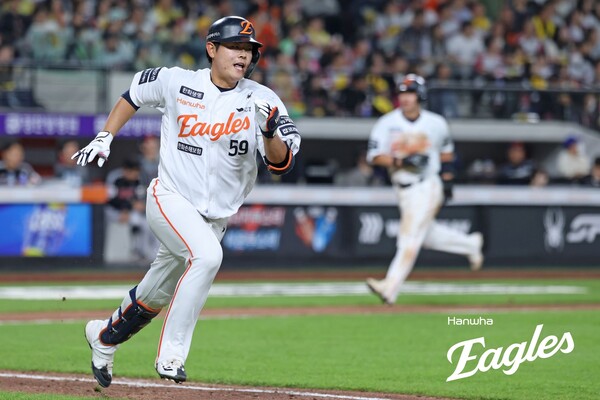 놀라운 기록을 작성한 허인서(사진=한화)