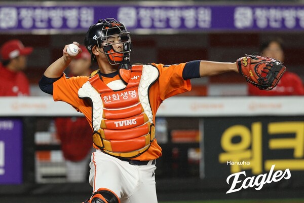 놀라운 기록을 작성한 허인서(사진=한화)