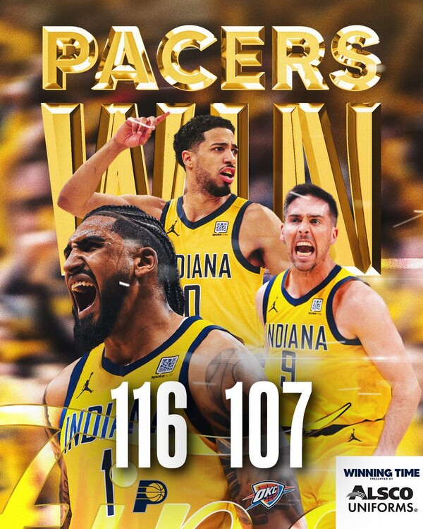 인디애나가 3차전을 잡고 시리즈의 우세를 점했다(사진=인디애나 페이서스 SNS)