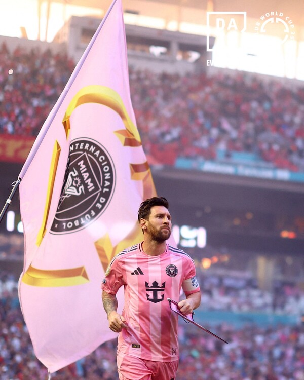 리오넬 메시의 인터 마이애미가 FIFA 클럽 월드컵 개막전에서 아쉬운 무승부를 기록했다(사진=클럽 월드컵 SNS)