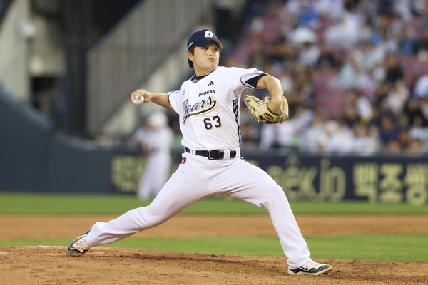 두산 마무리 김택연(사진=두산)