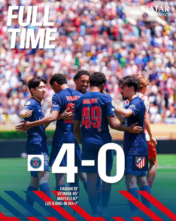 PSG가 첫 경기를 기분좋은 승리로 장식했다(사진=PSG SNS)