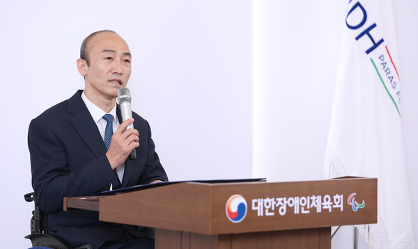 장애인체육회 정진완 회장(사진=대한장애인체육회)