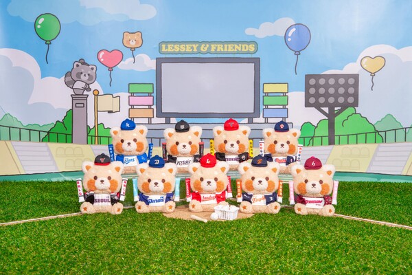 KBO가 에버랜드와 손잡고 캐릭터 '레시앤프렌즈' 콜라보 굿즈 '최강레시 시즌2'를 선보인다(사진=KBO)