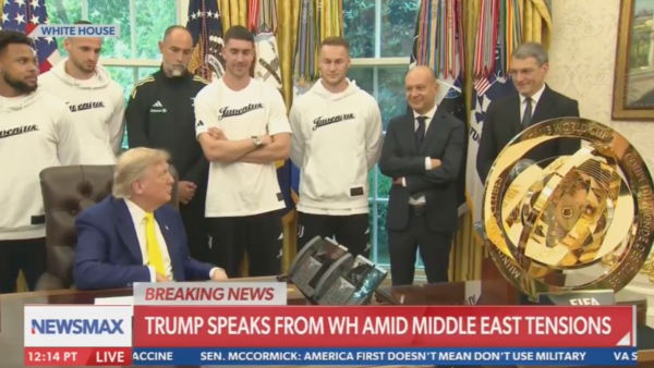 트럼프와 만난 유벤투스 선수단.