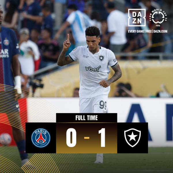 파리 생제르맹이 일격을 당했다(사진=클럽 월드컵 SNS)