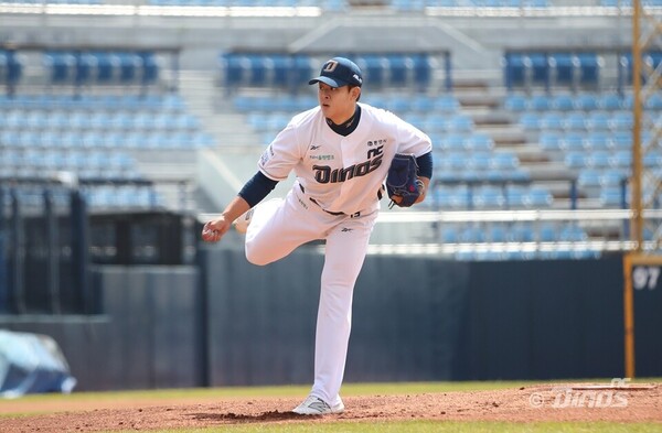 NC 다이노스의 차세대 강속구 유망주 김휘건이 수술대에 올랐다(사진=NC)