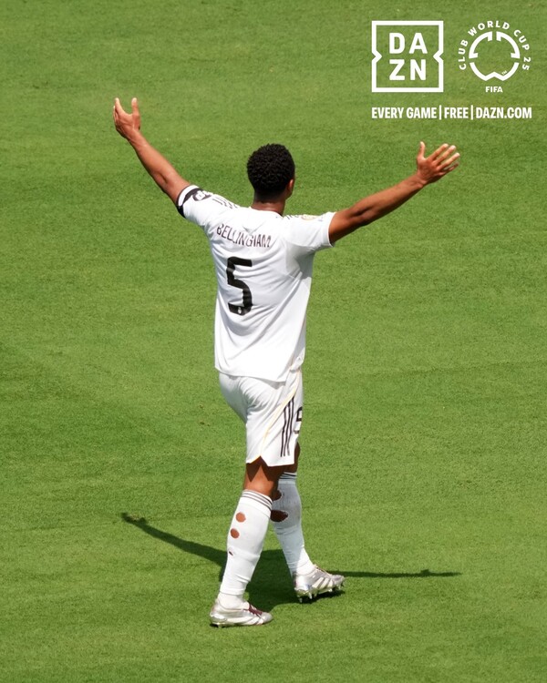 맹활약한 벨링엄(사진=클럽 월드컵 SNS)