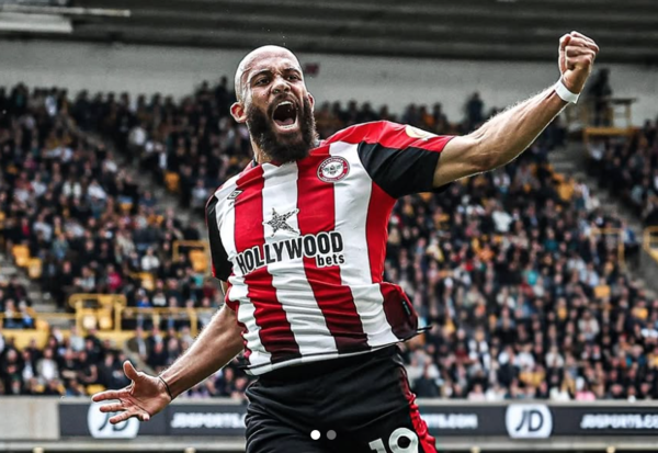 맨체스터 유나이티드가 브렌트퍼드의 스트라이커 브라이언 음뵈모(카메룬) 영입을 위해 6000만 파운드(1112억원) 이상의 상향된 제안을 제출했다(사진=음뵈모 SNS)