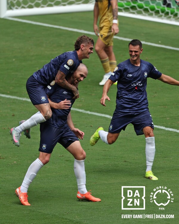 크리스천 그레이의 골(사진=클럽 월드컵 SNS)