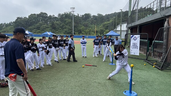 횡성 KBO 야구센터에서 열린 '2025 KBO 미래 유소년 지도자 전국 교육대학교 티볼대회'(사진=KBO)