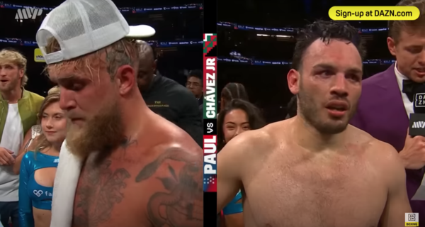 제이크 폴과 세사르 차베스 주니어.