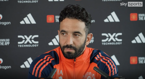 루벤 아모림 감독(사진=스카이 스포츠 방송화면)