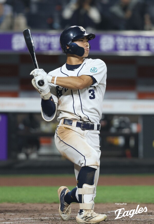 특급 외야 유망주 오재원(사진=한화)