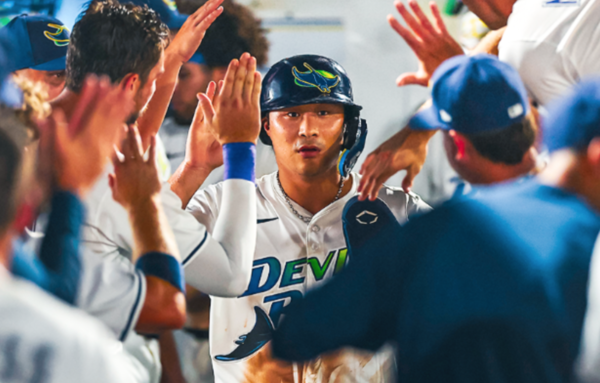 탬파베이 김하성이 허리 통증으로 결장했다(사진=탬파베이 레이스 SNS)