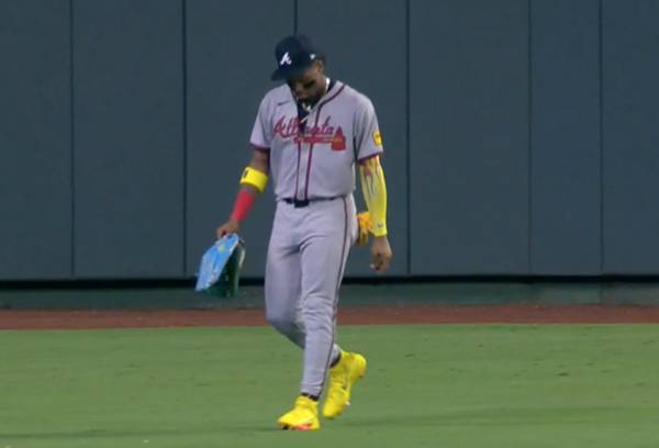 애틀랜타 구단은 30일(한국시간) 아쿠냐를 오른쪽 아킬레스건 염증으로 10일 부상자 명단에 올렸다(사진=MLB.com)