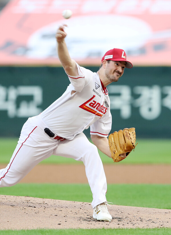 31일 SSG의 선발투수 드루 앤더슨. (사진=SSG 랜더스)