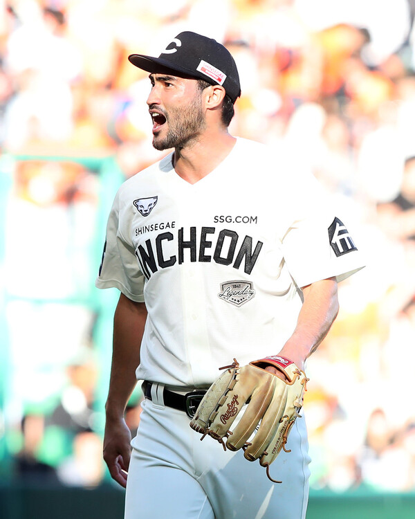 SSG 랜더스의 선발투수 미치 화이트. (사진=SSG 랜더스)