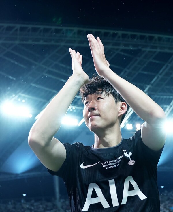 손흥민이 3일 토트넘 고별전을 치렀다. (사진=토트넘 공식 SNS)