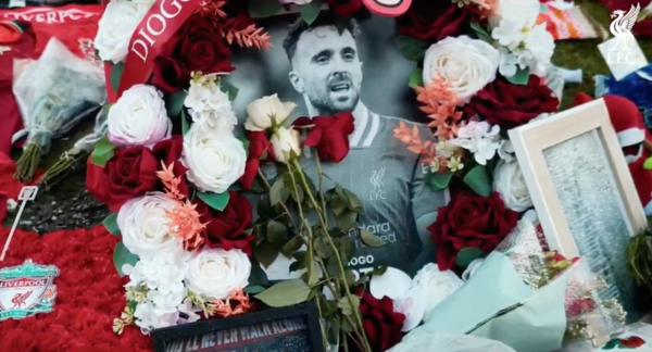 교통사고로 세상을 떠난 디오구 조타를 추모하기 위해 리버풀이 클럽 역사상 처음으로 선수의 등번호를 영구결번하기로 했다(사진=리버풀 SNS)