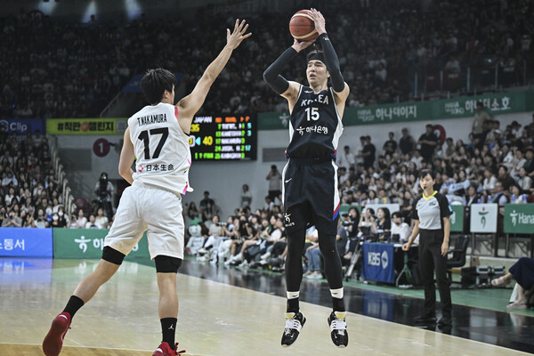 대표팀 주장 김종규. 사진 | 대한민국농구협회