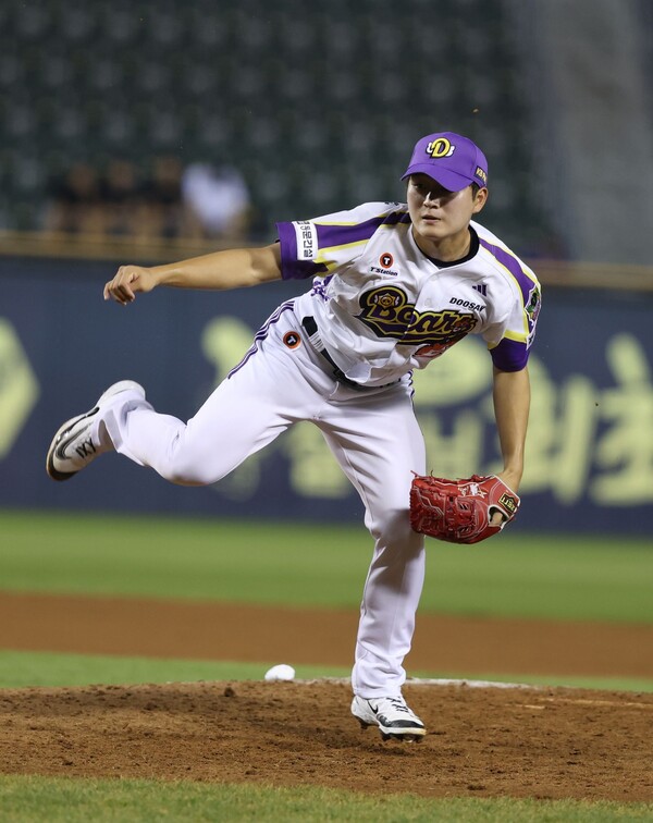 두산 베어스 김택연. (사진=두산 베어스)