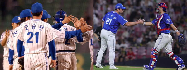 오승환의 첫 세이브와 마지막 세이브(사진=삼성)