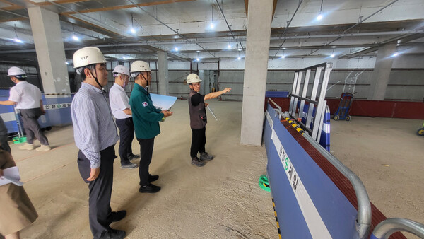 근로자 안전을 위해 폭염 대비 특별 현장점검을 실시한 경륜경정총괄본부. 사진 | KSPO