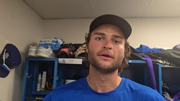 과거 박찬호의 현역 시절 LA 다저스 동료로 한국 팬들에게도 많은 사랑을 받았던 에릭 캐로스의 아들 카일 캐로스(사진=MiLB.com)