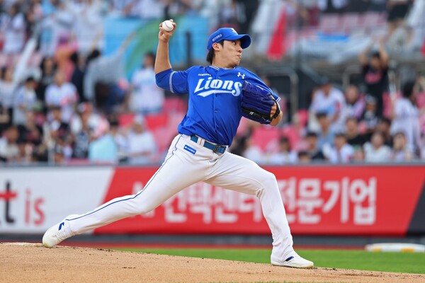 원태인의 전력투구(사진=삼성)