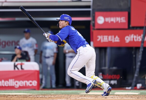 타고난 파워에 신인답지 않은 자신감과 과감성으로 박진만 감독의 눈을 사로잡은 함수호(사진=삼성)