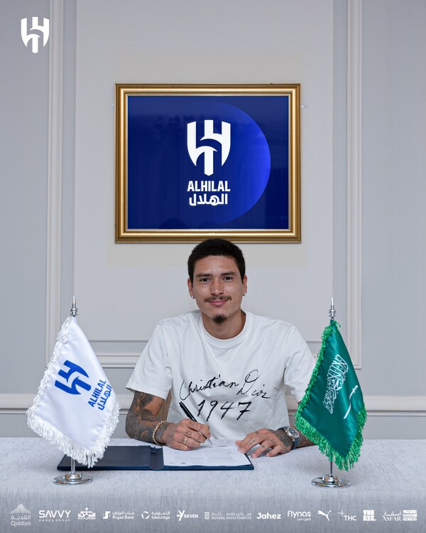 알 힐랄이 누녜스의 영입을 공식 발표했다. (사진=알 힐랄 SNS 캡쳐)