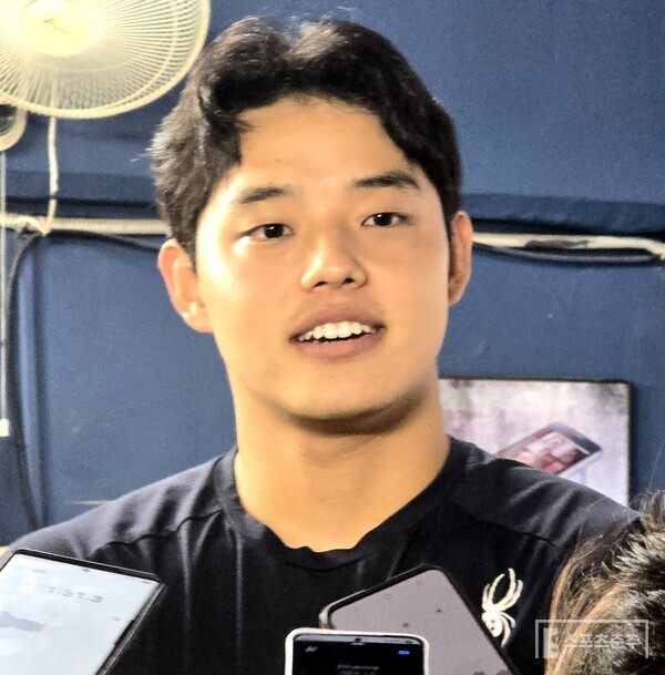 한화 이글스 문동주. (사진=스포츠춘추 황혜정 기자)