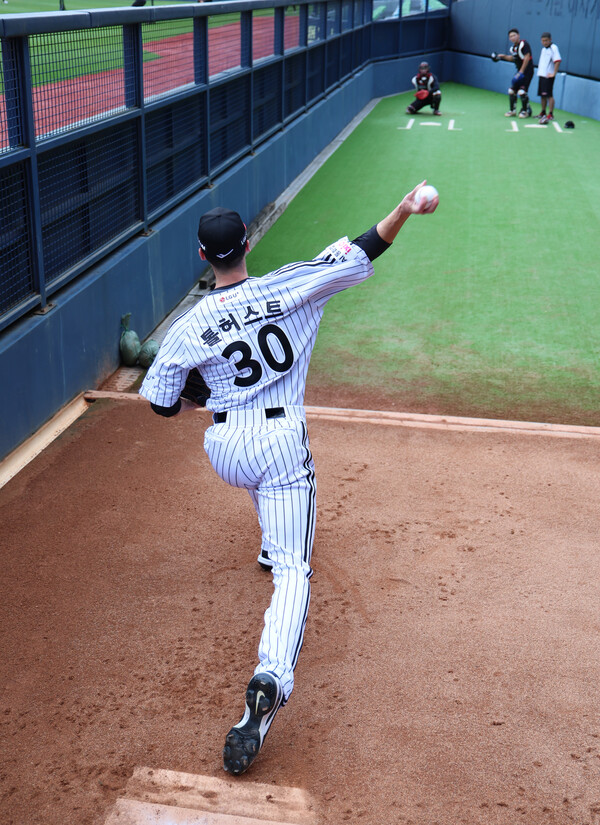 LG 외국인 투수 앤더스 톨허스트 (사진=LG 트윈스)