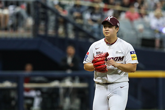 상무에서 군 복무 중인 키움 좌투수 김재웅 (사진=키움 히어로즈)