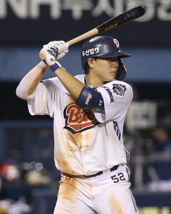 두산 붙박이 3루수로 자리잡고 있는 박준순. 사진 | 두산베어스