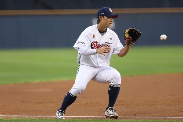 두산 붙박이 3루수로 자리잡고 있는 박준순. 사진 | 두산베어스