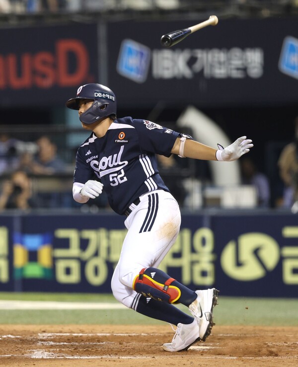 두산 붙박이 3루수로 자리잡고 있는 박준순. 사진 | 두산베어스