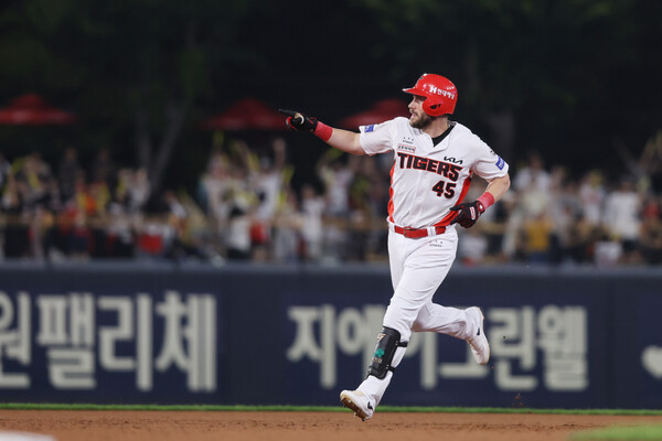 패트릭 위즈덤의 2점 홈런(사진=KIA)