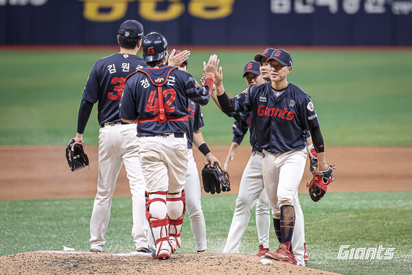 승리한 롯데 자이언츠(사진=롯데)