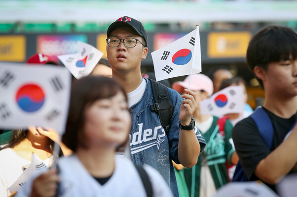 광복 80주년 기념 홈경기 특별 행사 광복퍼레이드. 사진 | SSG