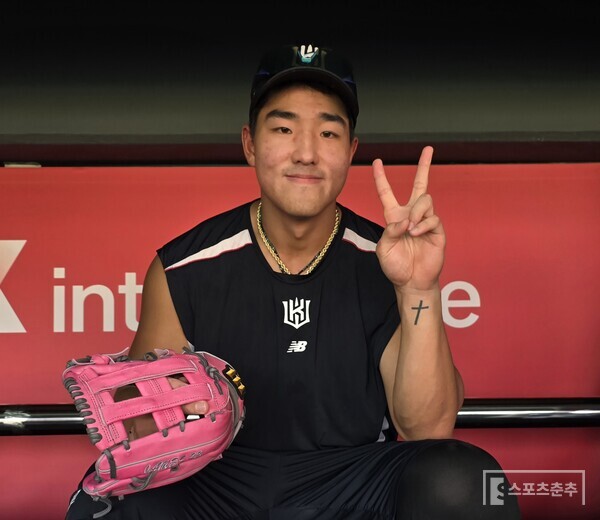 KT위즈 안현민. (사진=스포츠춘추 황혜정 기자)